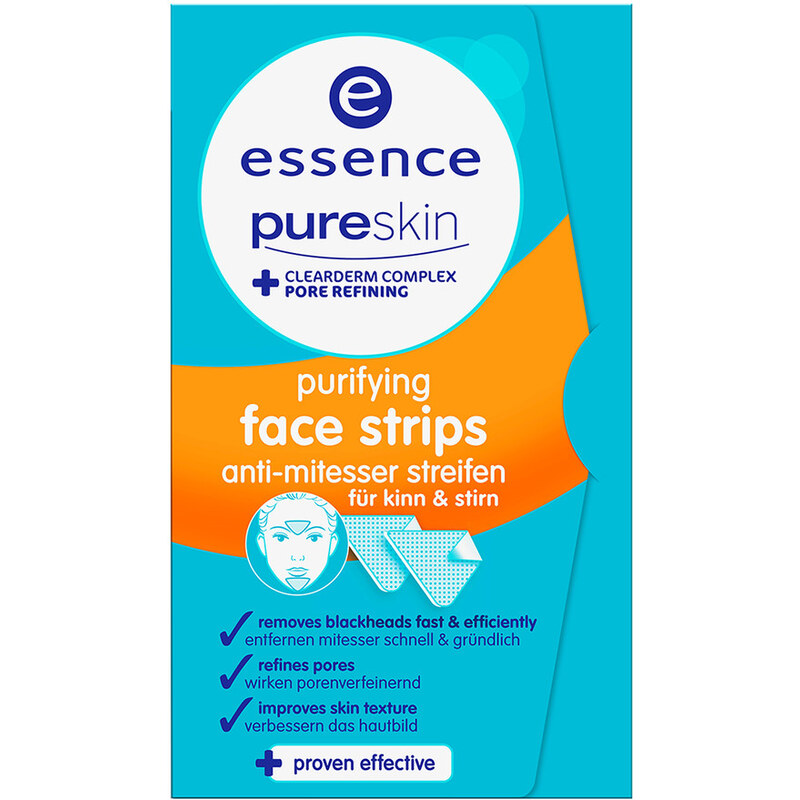 Essence Purifying Face Strips Péče proti akné 3 ks