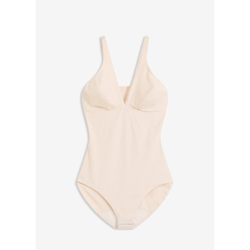 bonprix Stahovací body, lehký tvarující efekt béžová Žena 114424557
