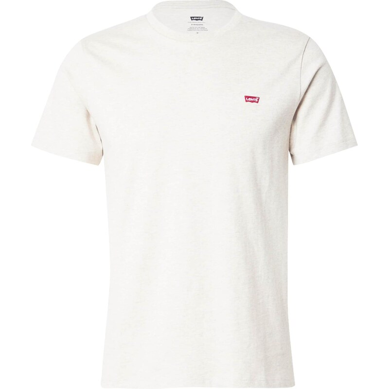 LEVIS  Tričko Original Housemark bílý melír