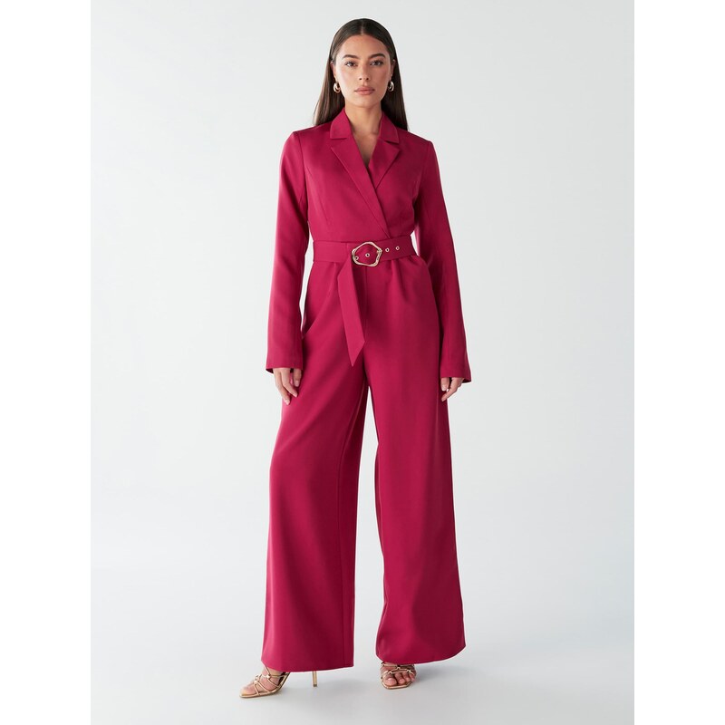 BWLDR Overal ATTICA JUMPSUIT červená