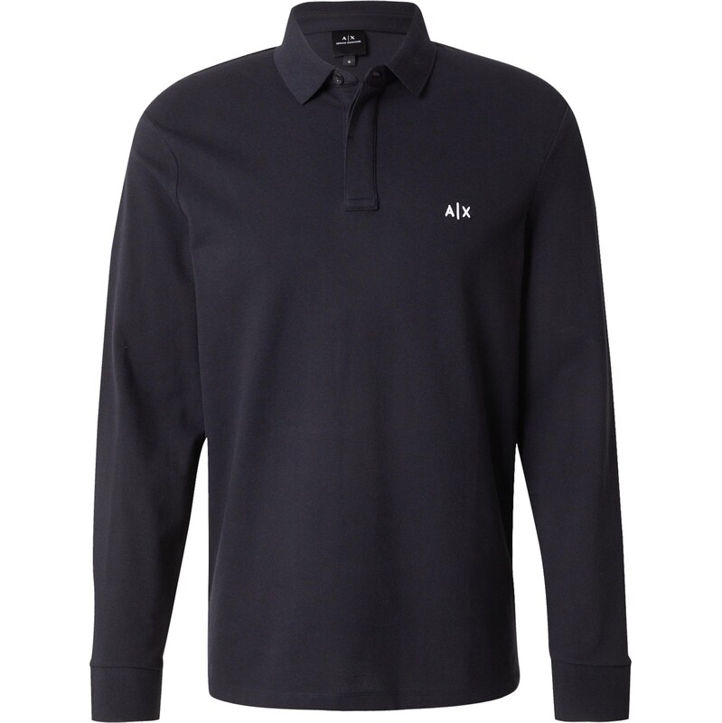 ARMANI EXCHANGE Tričko námořnická modř / bílá