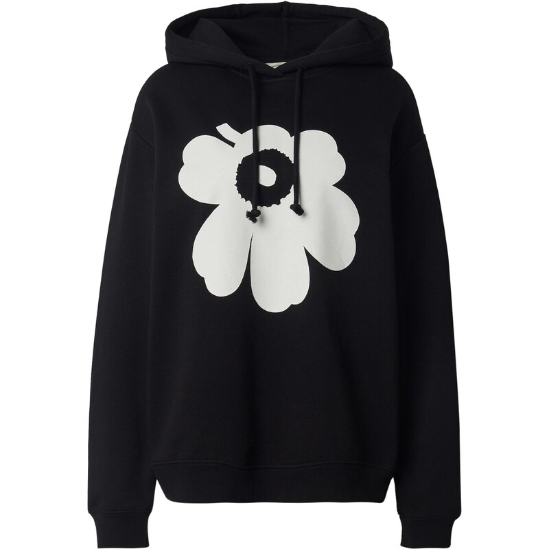 Marimekko Mikina RUNOJA černá / bílá