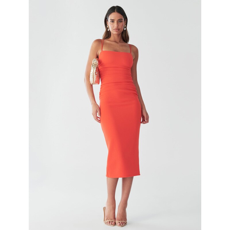 BWLDR Koktejlové šaty RYETTE korálová