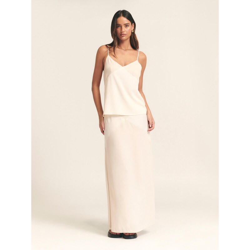 St MRLO Sukně SHADOW MAXI SKIRT tělová 107469064