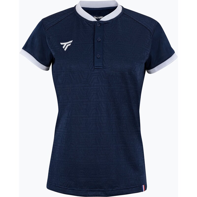 Dámské tenisové polo tričko Tecnifibre Team Mesh navy blue
