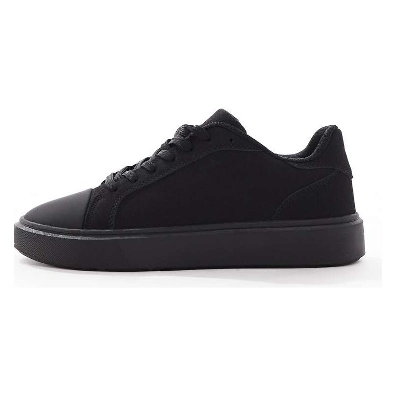 ASOS DESIGN trainer with toe cap-Black