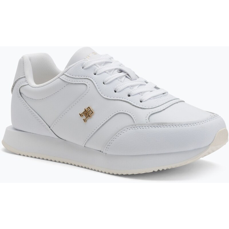 Dámské boty Tommy Hilfiger Leather Runner white