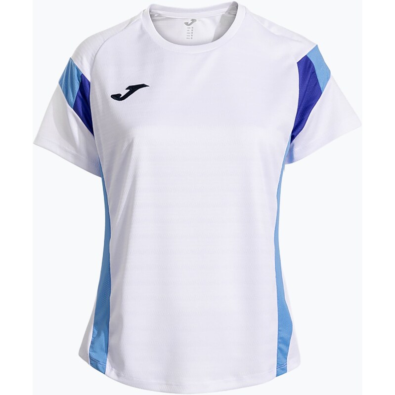 Dámské tenisové tričko Joma Montreal white/sky blue