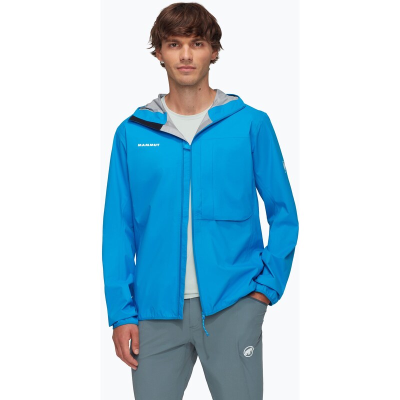 Pánská bunda do deště Mammut Ducan Light HS Hooded glacier blue