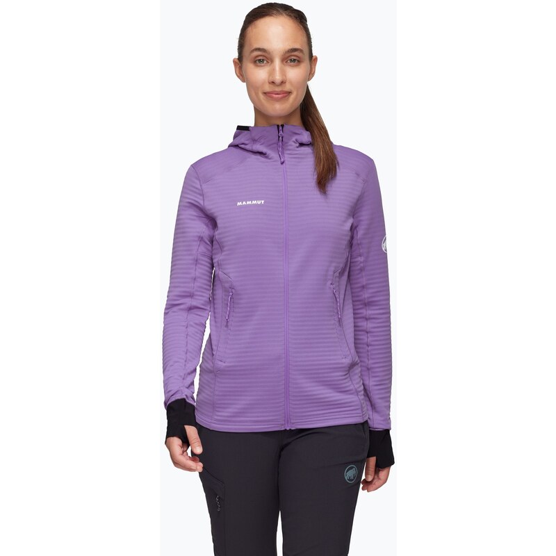 Dámská trekingová mikina Mammut Taiss Light ML Hooded lavandin