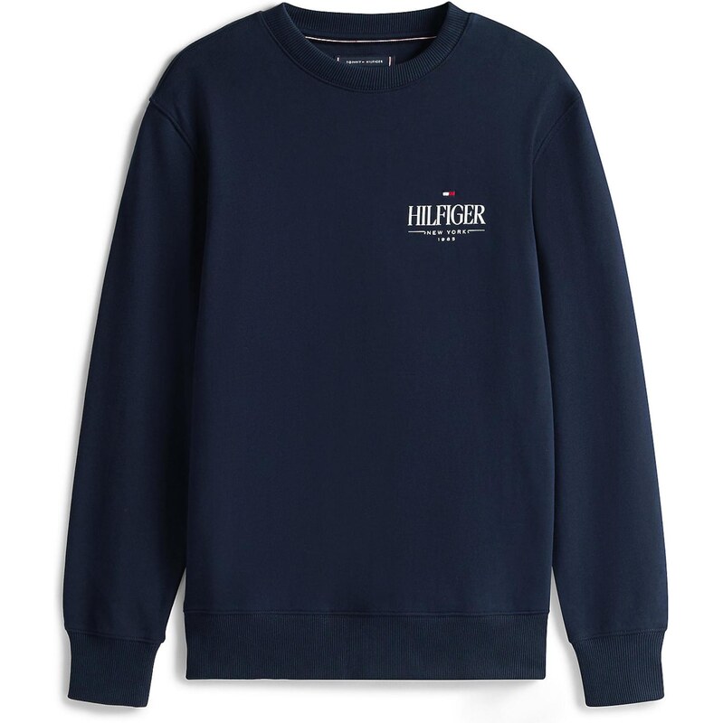 TOMMY HILFIGER Mikina tmavě modrá / červená / bílá
