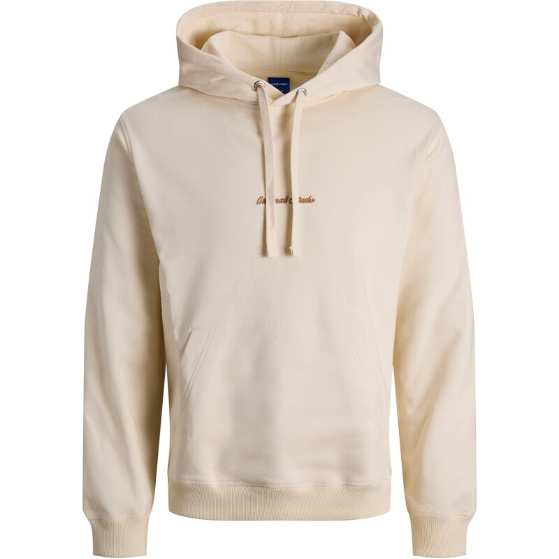 JACK & JONES Mikina JORNorrebro tmavě oranžová / barva bílé vlny