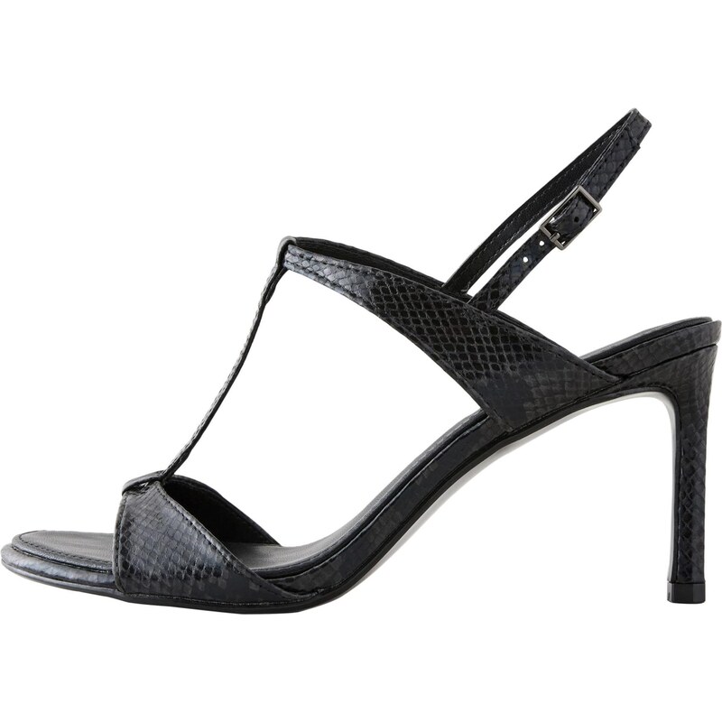 Next Páskové sandály Forever Comfort tmavě šedá / černá