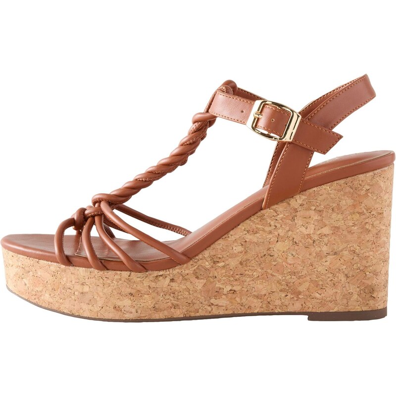 Next Sandály Forever Comfort hnědá