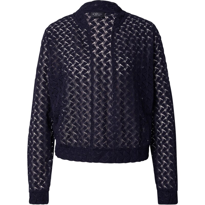 s.Oliver BLACK LABEL Kardigan námořnická modř