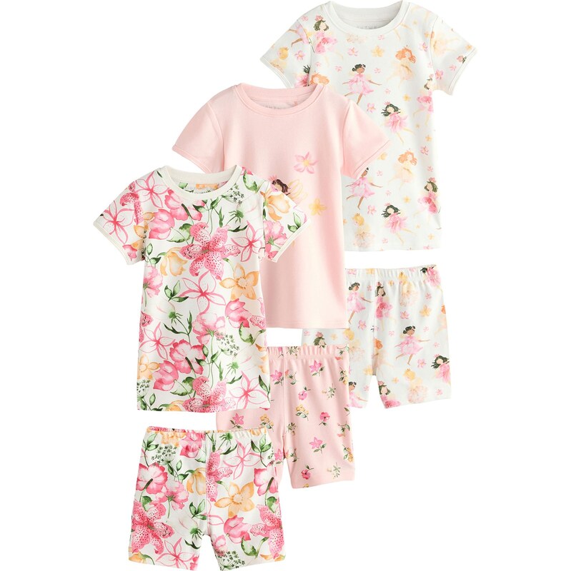 Next Pyžamo oranžová / pink / růžová / offwhite