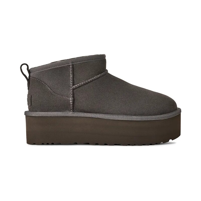 Semišové sněhule UGG Classic Ultra Mini Platform 107329187