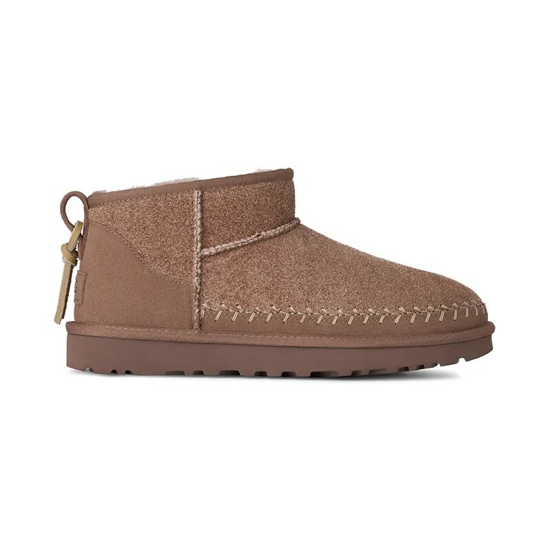 Semišové sněhule UGG Classic Ultra Mini Biarritz 107329205