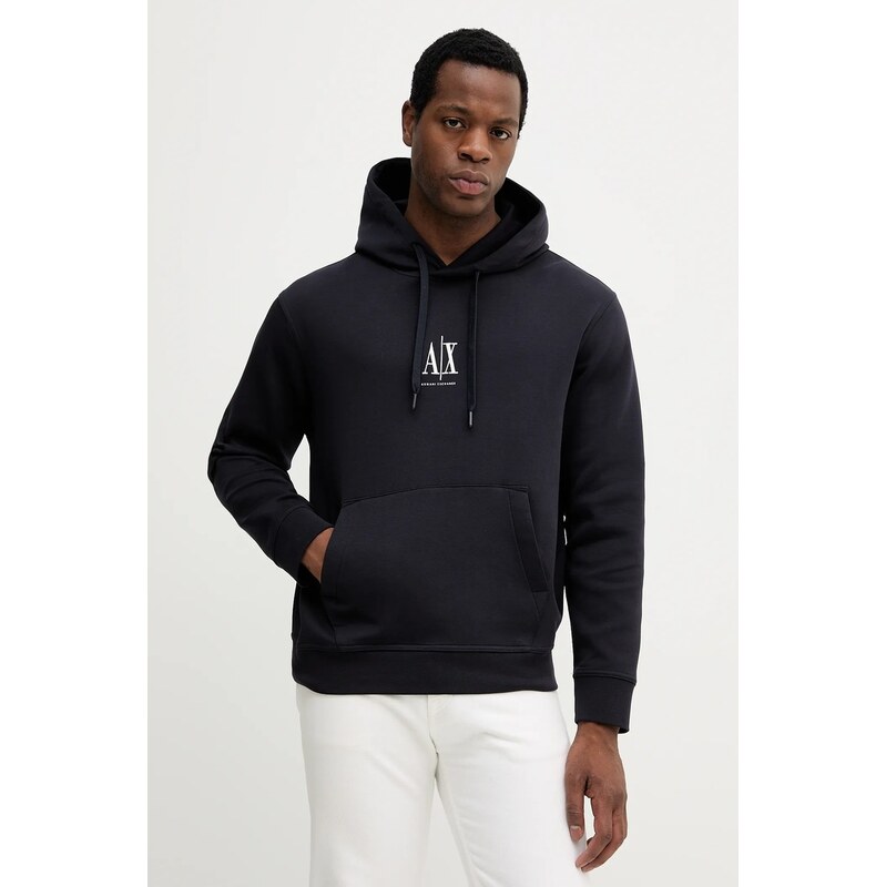 Armani Exchange mikina s kapucí pánská s bavlnou 107377536