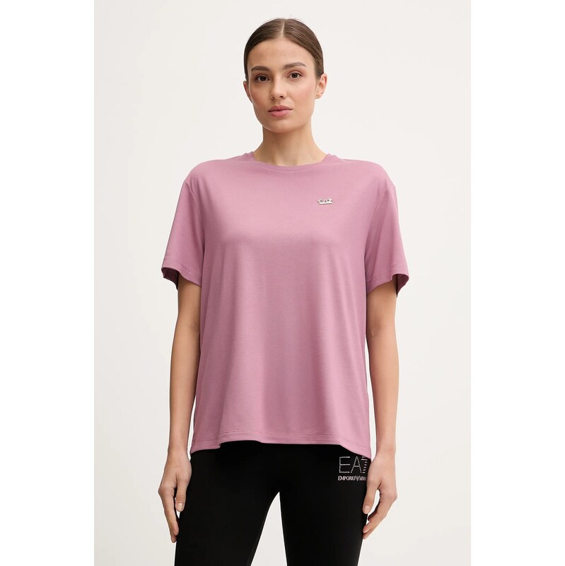 EA7 Emporio Armani tričko dámské s viskózou 110538716