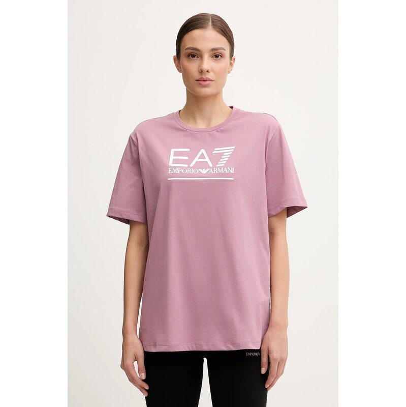 Bavlněné tričko EA7 Emporio Armani 110538723
