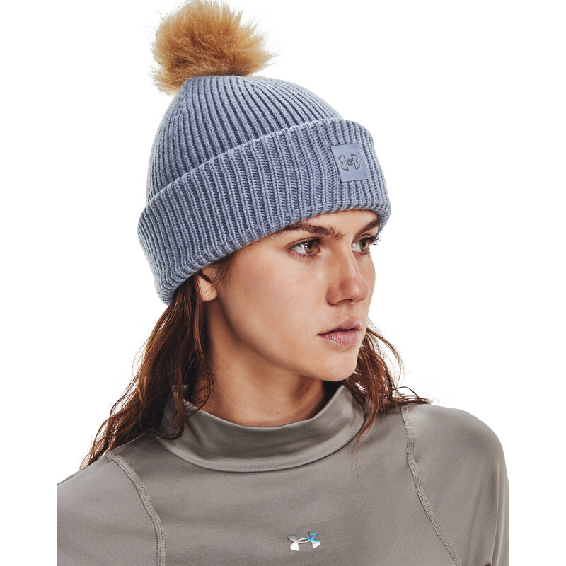 Dámský pletený kulich Under Armour Halftime Ribbed Pom 73700301