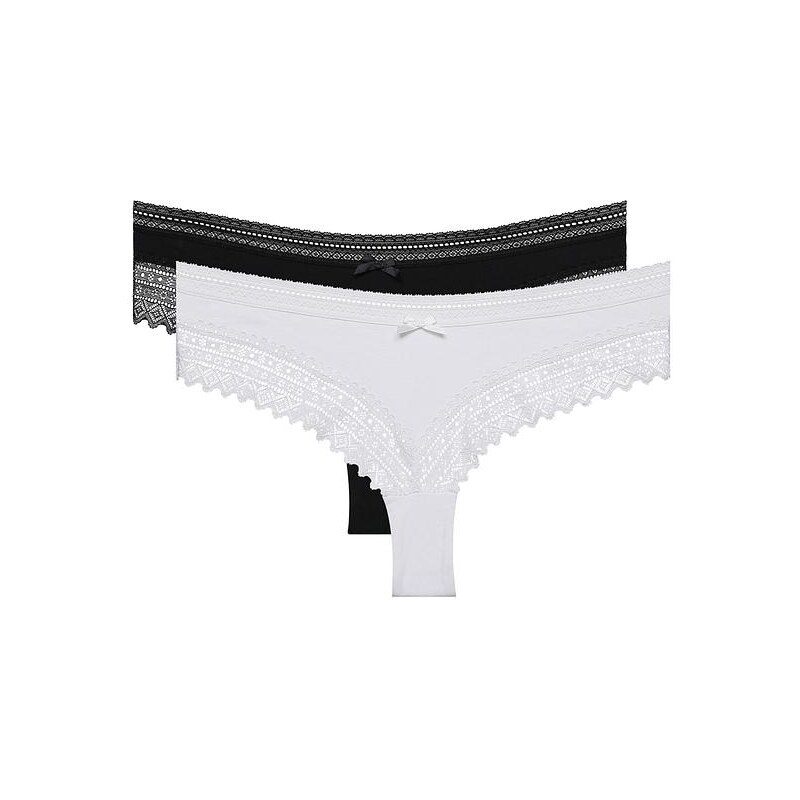 DIM SEXY FASHION BRAZILIAN 2x - Womens cotton brazilians with lace 2 107258747
