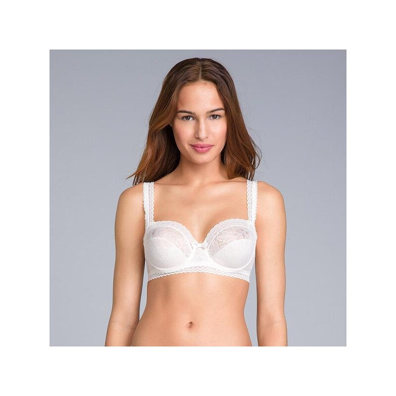 Bílá dámská krajková podprsenka Playtex Underwire 64955827