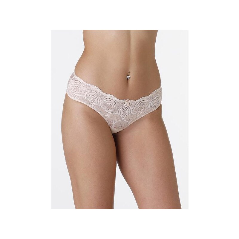 Krémové dámské krajkové kalhotky Wonderbra GLAMOUR SHORTY 107259020