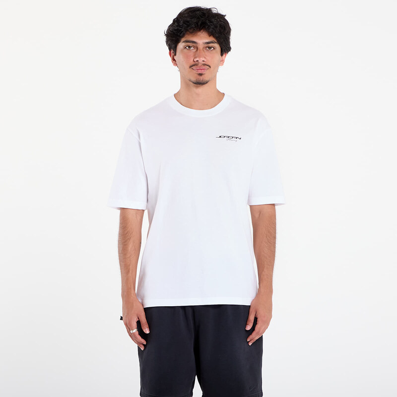 Tričko Jordan Mens T-Shirt White/ Black XS