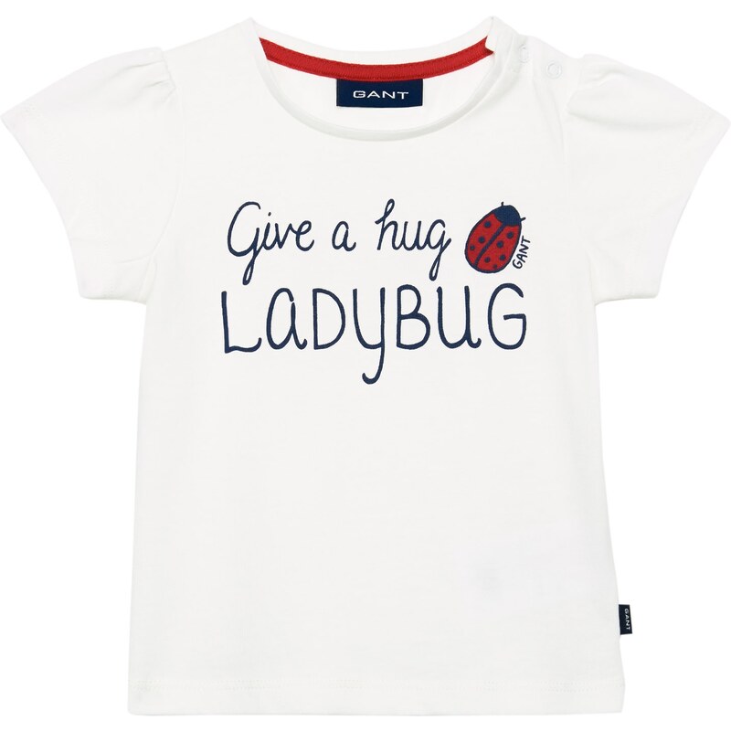 Gant Baby Girl Give a Hug Ladybug T-Shirt 0-3 Yrs