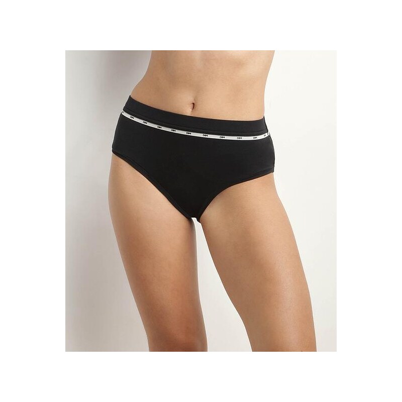 Černé dámské kalhotky Dim Icons Highwaist