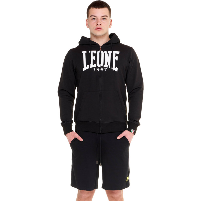 Leone Mens hooded zipsweat jacket