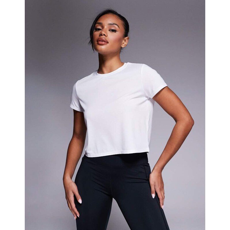 4505 quick dry performance jersey box fit t-shirt in white 107375266
