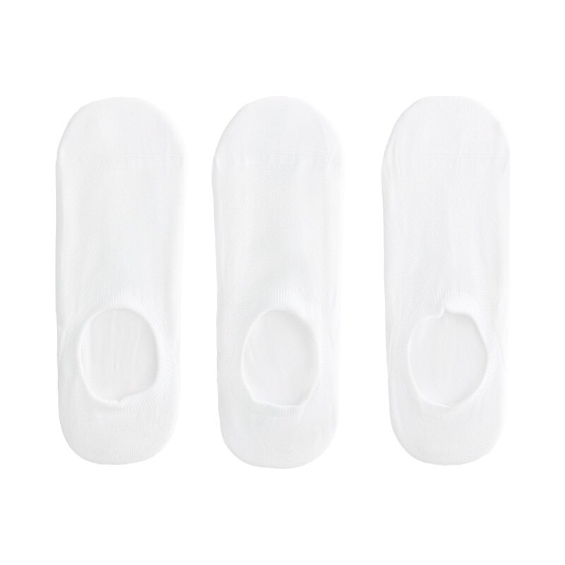 OYSHO 3 pairs of high-cut invisible polyamide blend sports trainer 107334286