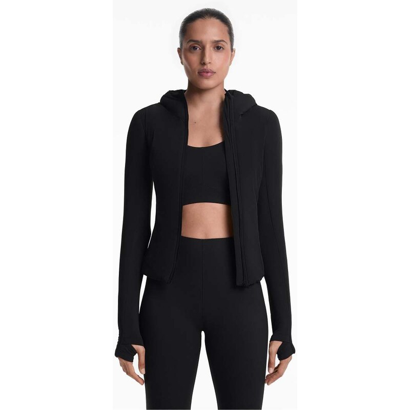 OYSHO Fellex volcanic padded jacket in black 107334277