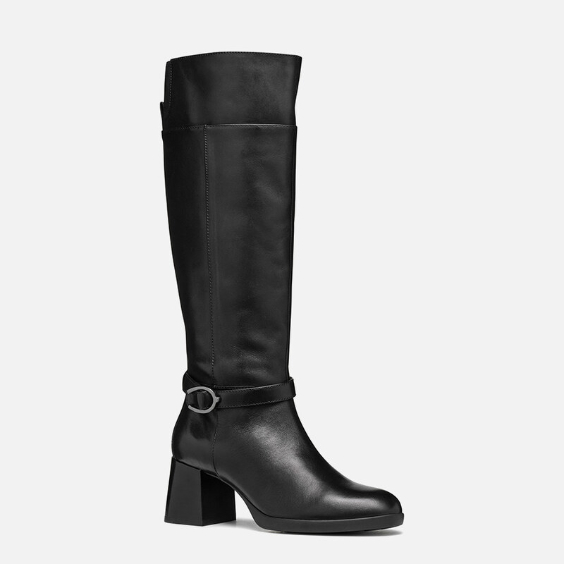 Černé dámské kozačky Geox Walk Pleasure 55 - Dámské 106987265