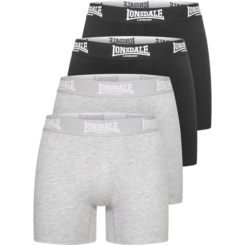 Lonsdale Mens boxer shorts 4 pack