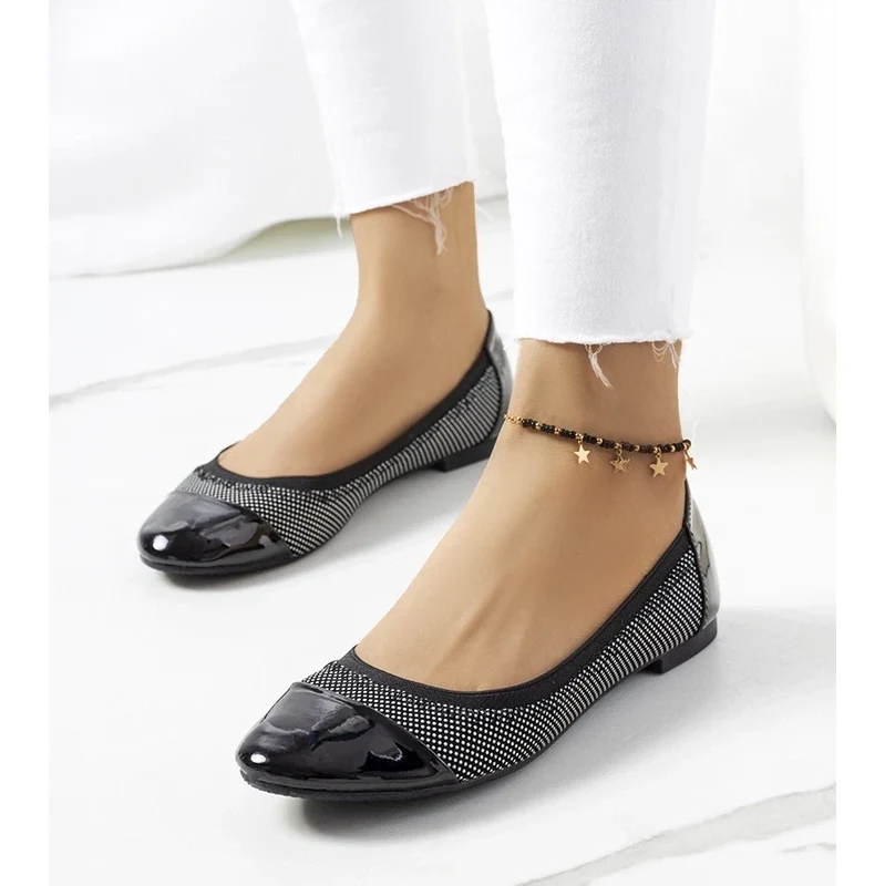 Gemre Black polka dot ballet flats Jonna 106989956