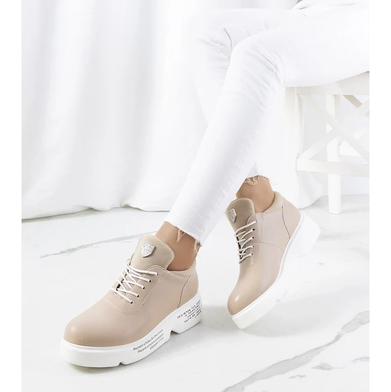 Gemre Beige Hollin Sneakers