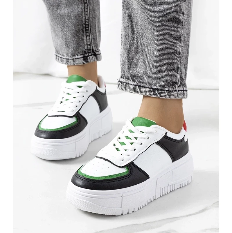Gemre Black womens sneakers Mandib