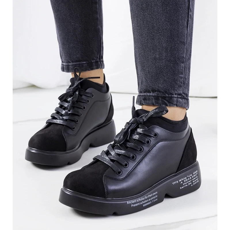 Gemre Black platform sneakers Ambly