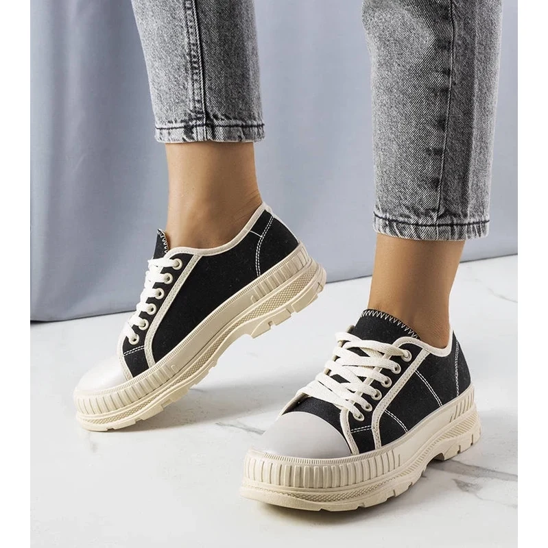 Gemre Black platform sneakers Nichole