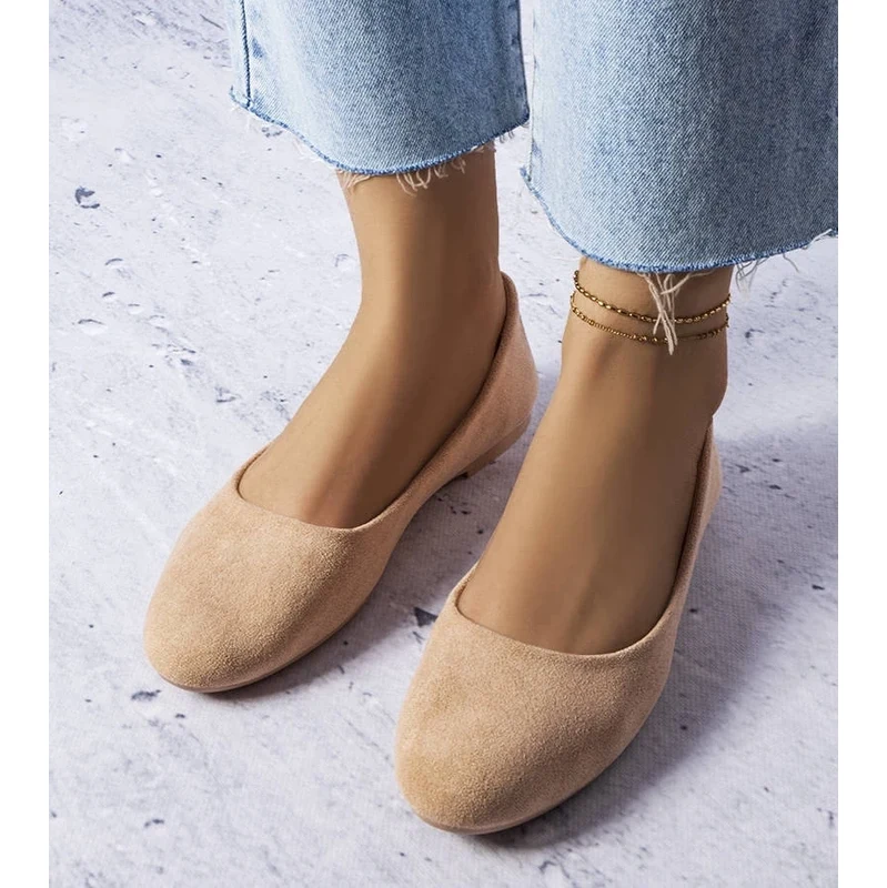 D/CEO Gemre Beige ballerinas with leather insole Lespérance 106990114