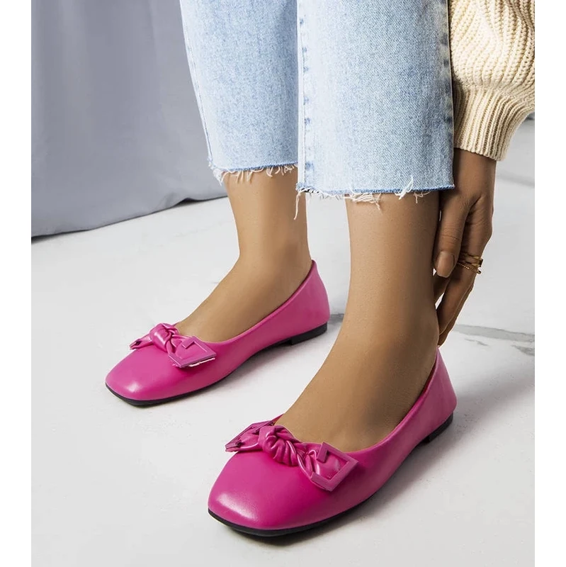 Gemre Pink ballerinas with a bow Tabitha 106990116