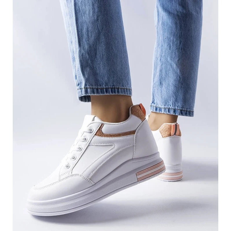 D/CEO White trainers Justar