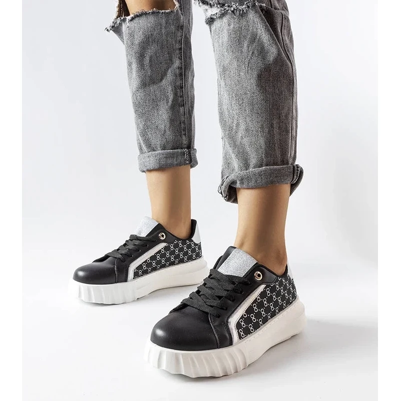 Gemre Black platform sneakers Giuseppe