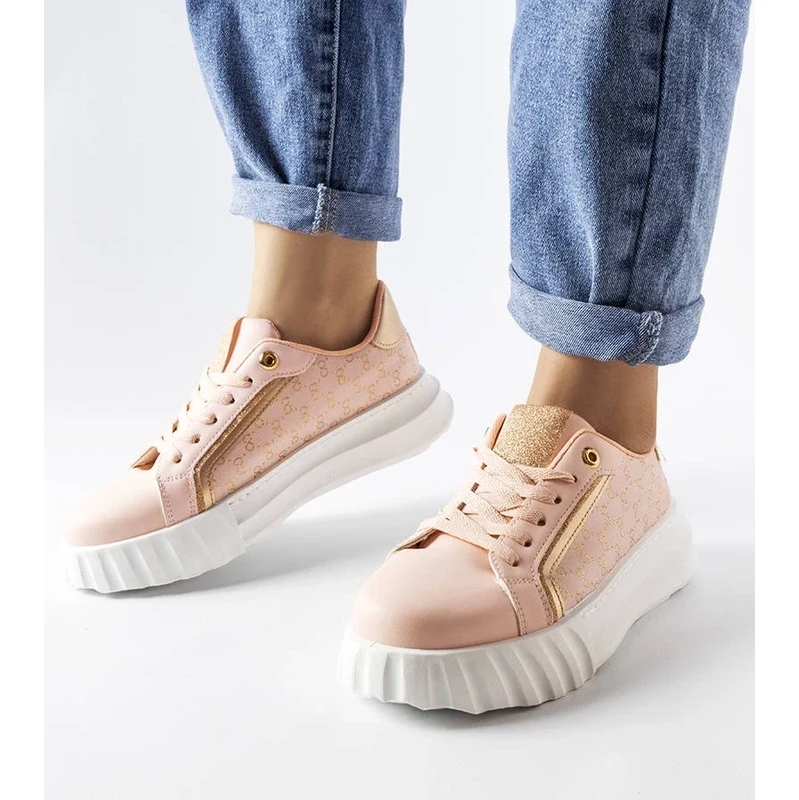 Gemre Pink platform sneakers Giuseppe