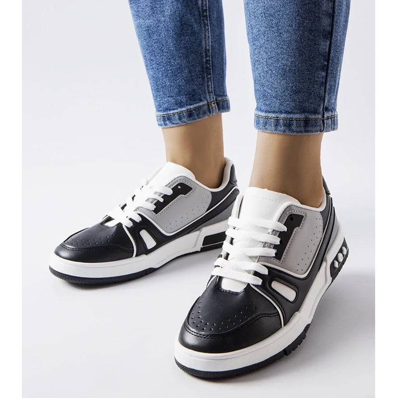 Gemre Black sporty Willson sneakers
