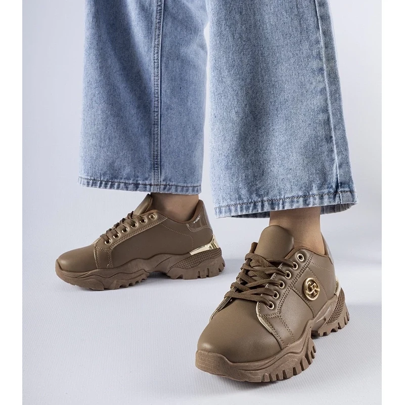Gemre Brown sneakers with chunky soles Arpaia